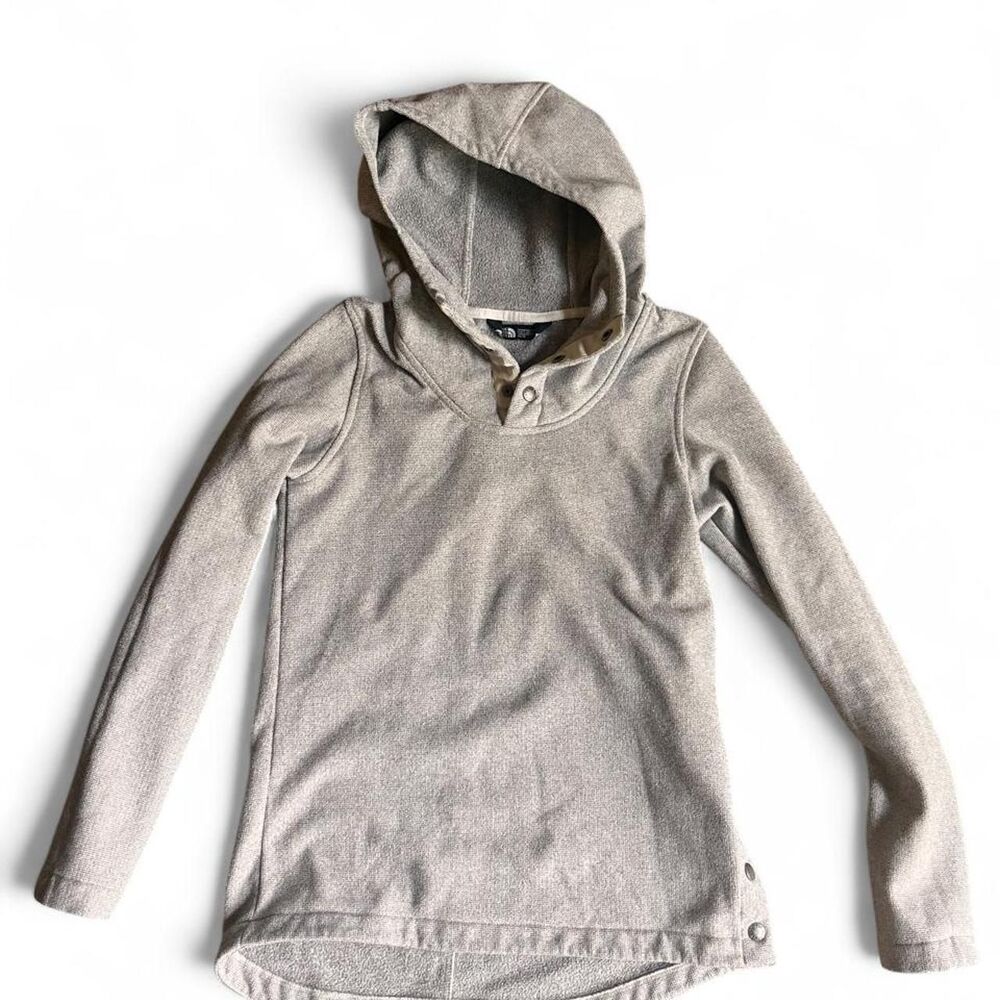 The-north-face Women's Grey and Cream Hoodie